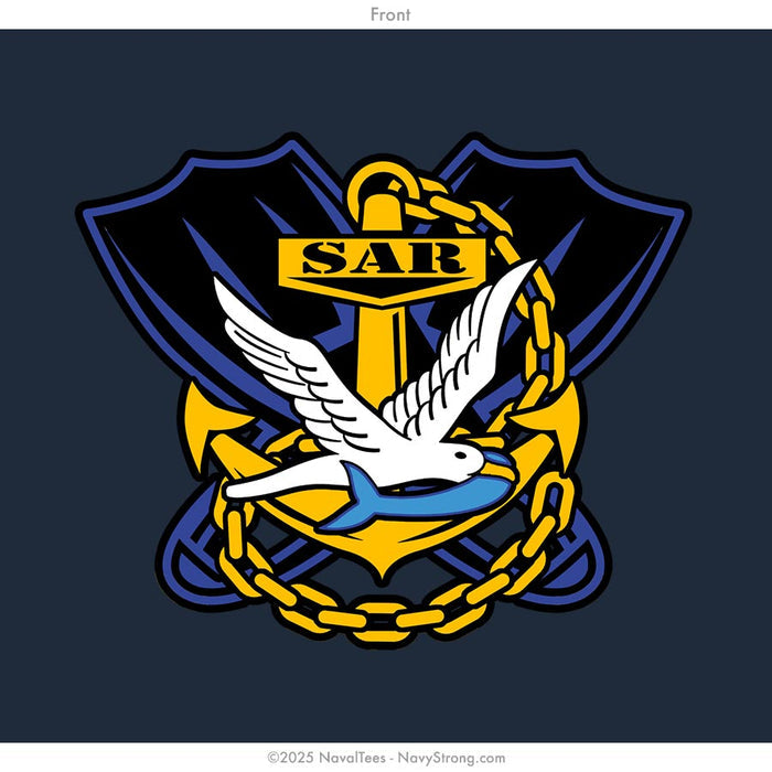"Surface Rescue Swimmer" Tee | Navy