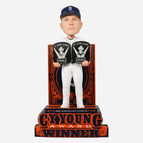 Tarik Skubal Detroit Tigers 2025 American League Cy Young Award MLB Bobblehead