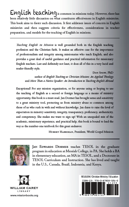 Teaching English in Missions - MissionBooks.org
