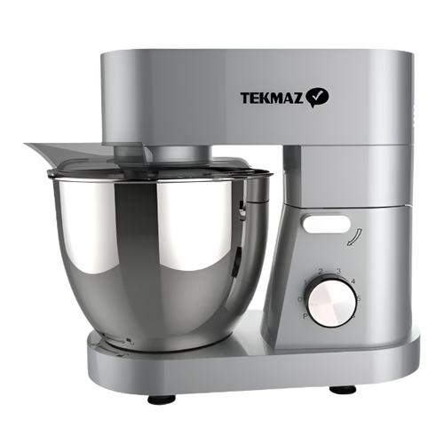 Tekmaz Kitchen Machine, 12Lit, 6Speeds, 2000Watts, Stainless Steel