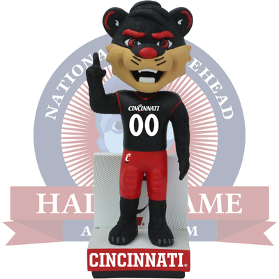 The Bearcat Cincinnati Bearcats Mascot Football Jersey Bobblehead