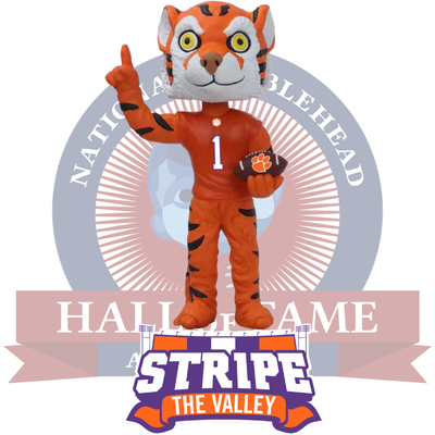The Tiger Clemson Tigers Mascot Stripe the Valley Bobblehead (Presale)