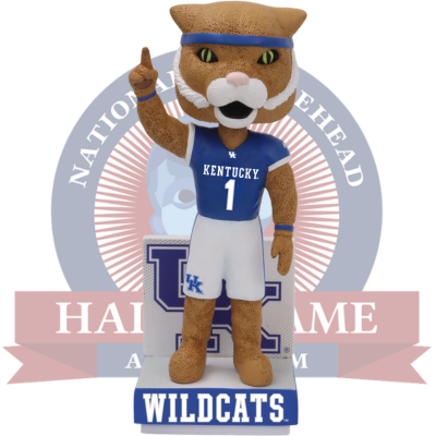 The Wildcat Kentucky Wildcats Mascot Football Jersey Bobblehead