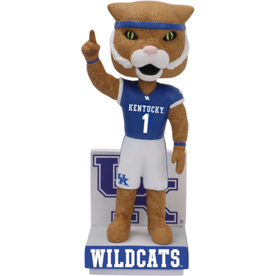 The Wildcat Kentucky Wildcats Mascot Football Jersey Bobblehead