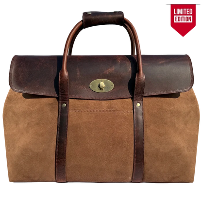 Tonic Suede Leather Duffle Bag: Luxury Weekend Travel Carry-on