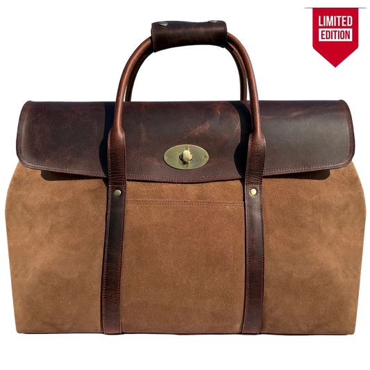 Tonic Suede Leather Duffle Bag: Luxury Weekend Travel Carry-on