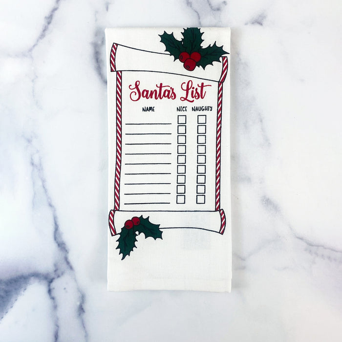 Towel Santa's List