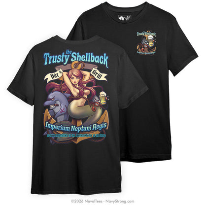 "Trusty Shellback" Tee | Black