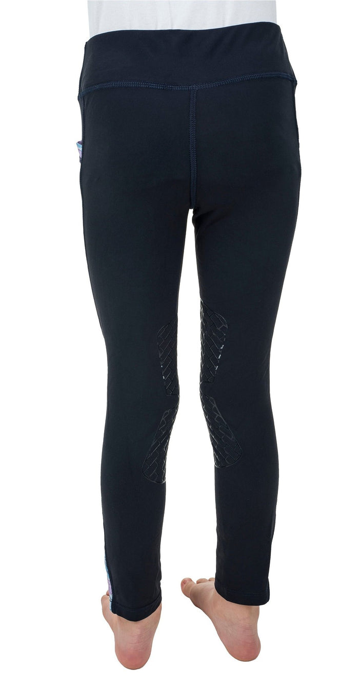 TuffRider Children's Minerva 3 Season Printed Knee Patch Tights - Breeches.com
