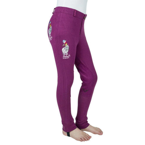 TuffRider Children's Thelwell Sweep Embroidered Pull-On Knee Patch Jods
