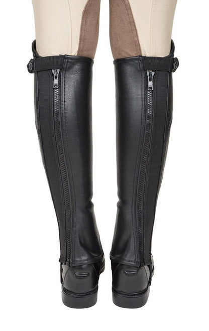 TuffRider Ladies Belmont Plus Leather Half Chaps - Breeches.com