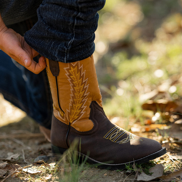 TuffRider Toddler Biscayne Square Toe Western Boot