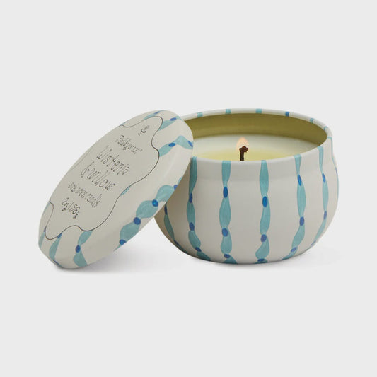 Tulip 2oz Printed Tin Candle - Wisteria & Willow