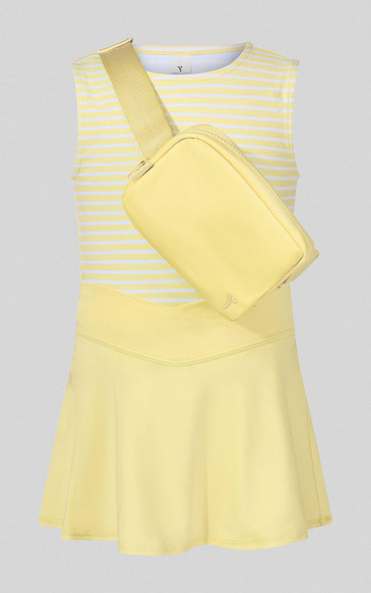 Tween Girls Tank Top, Summer Crossover Skort, Fanny Bag SET