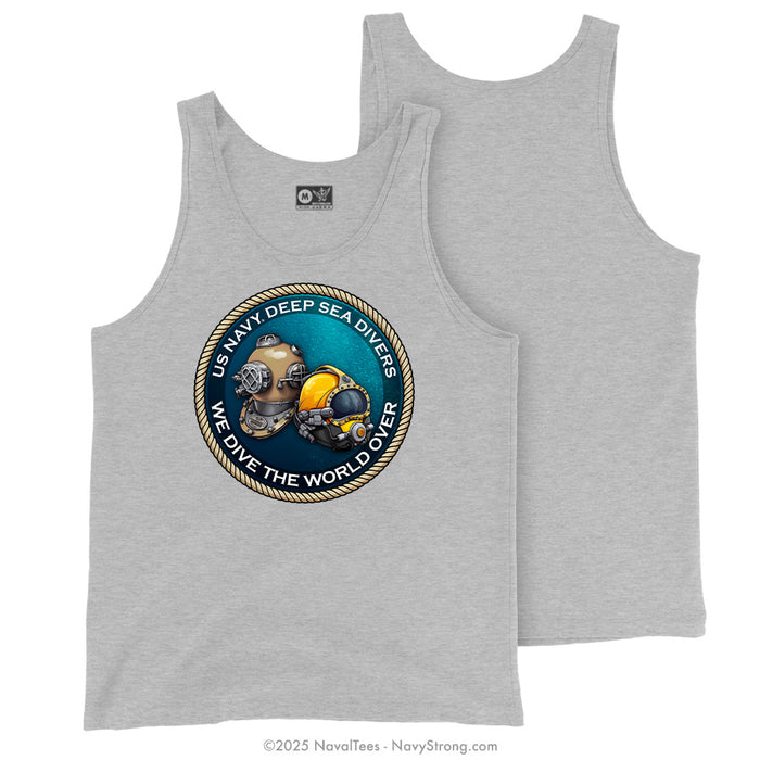 "Two Helmets" Tank | Grey
