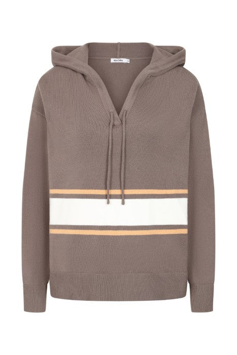 Ulrika Hooded Jumper - Bison