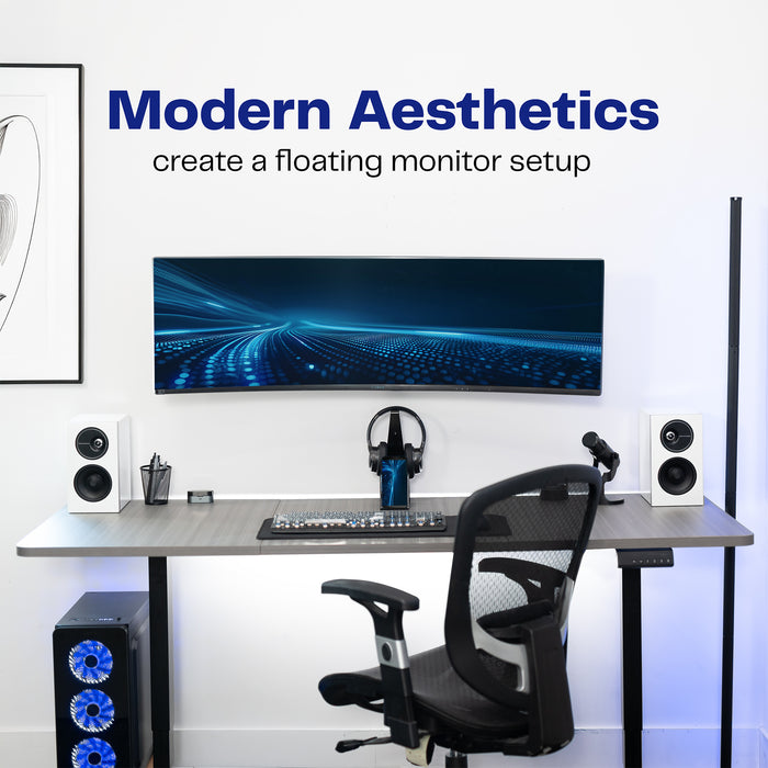 Full Motion Ultrawide Monitor Wall Mount for Screens up to 49"
