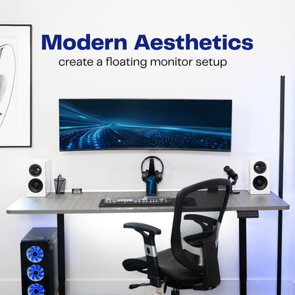 Full Motion Ultrawide Monitor Wall Mount for Screens up to 49"