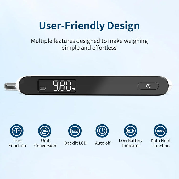 Ultrean Luggage Scale, 110lb Digital Suitcase Weight Scale