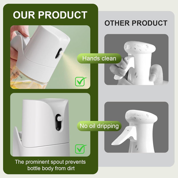 Ultrean Oil Sprayer for Cooking, 10oz/300ml Olive Oil Dispenser Bottle