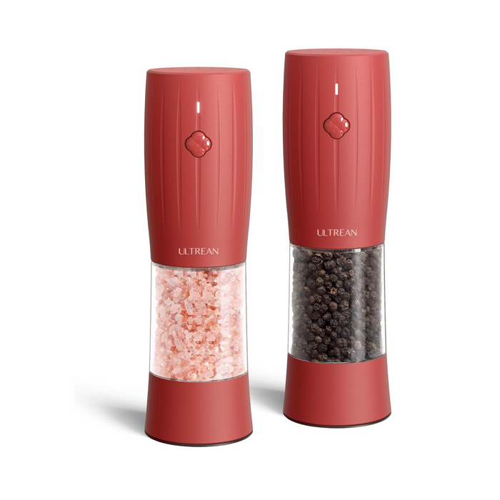 Ultrean Salt and Pepper Grinder Set, Rechargeable Salt and Pepper Mill