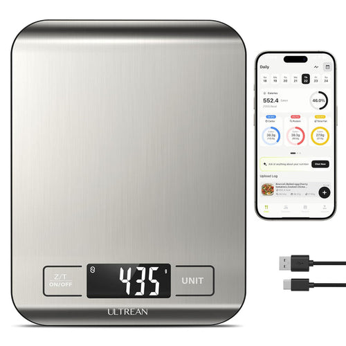 Ultrean Smart Food Kitchen Scale with Nutritional Calculator