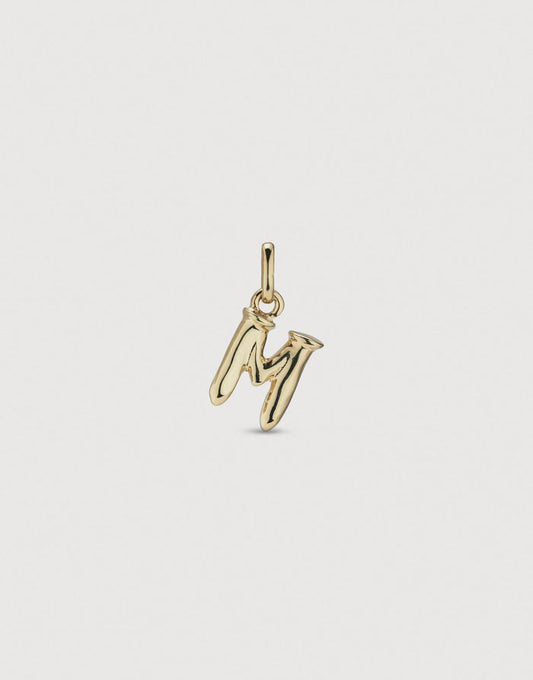 UNOde50 Gold Alphabet Charm - M