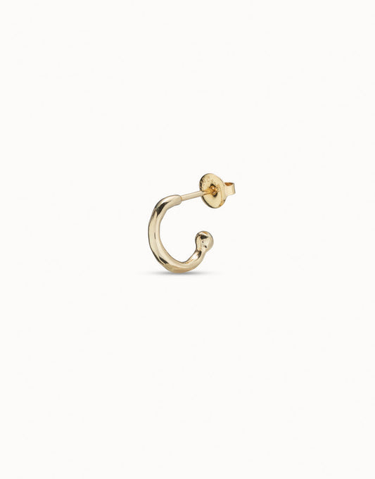 UNOde50 Hula Hoop Single Earring - Gold