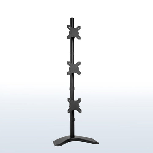 Triple Vertical Monitor Desk Stand