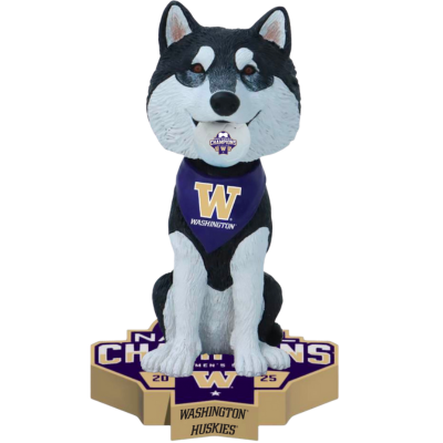 Washington Huskies 2025 NCAA Men's Soccer National Champions Bobblehead Set (Presale)