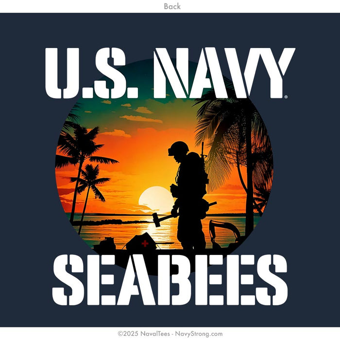 "We Build, We Fight." Tee | Navy