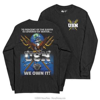 "We Own It" Long Sleeve Tee | Black