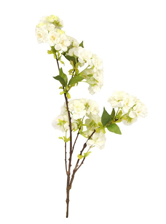 White Cherry Blossom Spray
