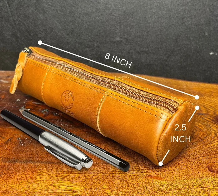 Leather Pen Pencil Pouch