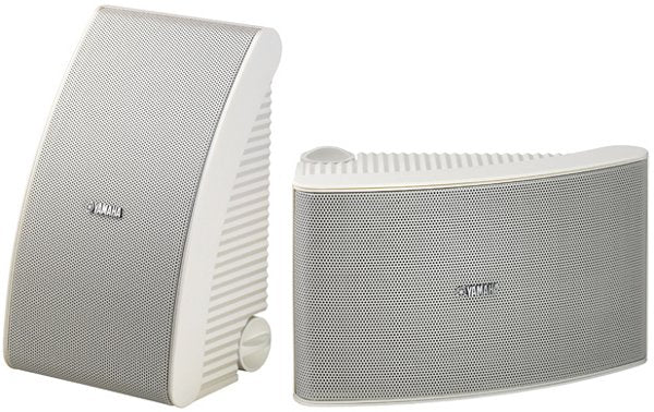 Yamaha NS-AW592 All-Weather Pair of Outdoor Speakers in White White