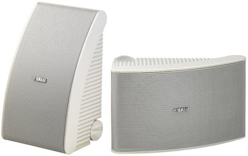 Yamaha NS-AW592 All-Weather Pair of Outdoor Speakers in White White