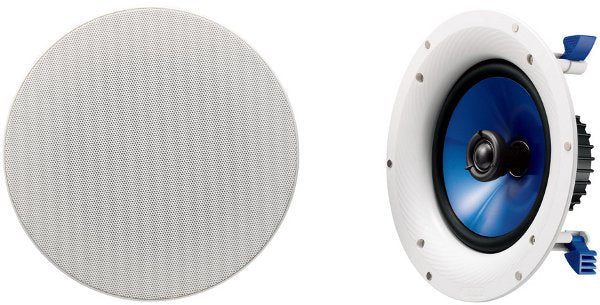 Yamaha NSIC800 In-Ceiling Speakers in White (Pair) 8 Inch