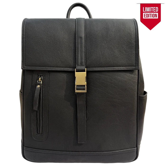Zion Full Grain Leather Backpack for Laptop, Work & Travel