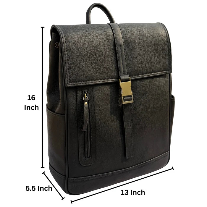 Zion Full Grain Leather Backpack for Laptop, Work & Travel