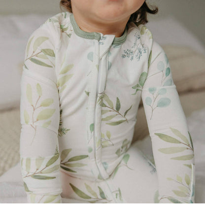 Zip-Up Footie Pajama - Haven